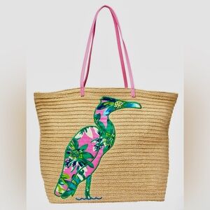 VERA BRADLEY, Seashore Tropical Paradise Shoulder Tote Bag